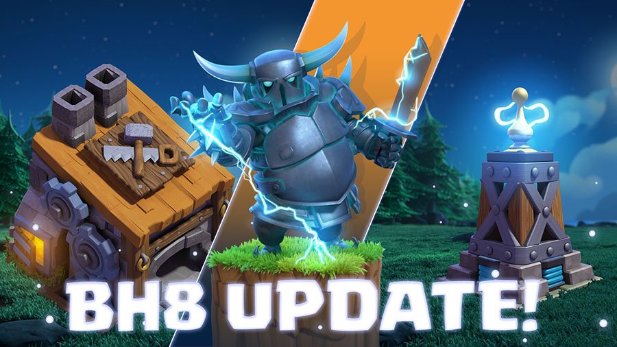 Clash Builder Hall 8 Update